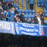 Chelsea Supporters Trust banner at Stamford bridge